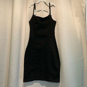 Flattering black jean dress size xs